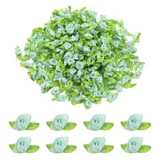 500 Pcs Mini Ribbon Roses Flowers Bows for Crafts, 15mm/0.6" Dia, Light Green