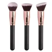 3Pcs Makeup Brushes Foundation Loose Powder Concealer Blending Blush Brush7238
