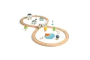 Simply Scandi Woodland Animal FSC Wooden Train Set - Bigjigs Toys