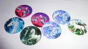 Pre Cut One Inch Bottle Cap Images Beautiful Unicorns Free Ship