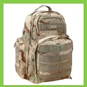 Caribee Op's 50L Military Style Backpack - Desert Camo - OPS Pack Bag - Sports