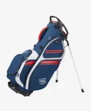 Wilson Staff Exo II- Navy White Red Stand Golf Bag