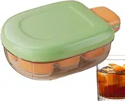 Bvizyelck Ice Mold - Ice Maker,6-Grid Mold Easy Release Container Pressed Tray Box for Coffee Whisky Beverage Bar Freezer Fridge Adults