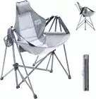 Portable Swing Hammock Chair | Foldable Recliner Rocking Oversized, Grey