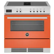 BERTAZZONI 900mm Air-Tec 3 in 1 Induction Cooker - Orange PROCH94I1EART