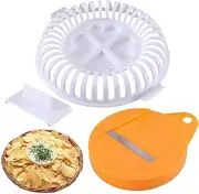 Chip Maker Set,Microwave Potato Vegetable Fruit Chip Maker Set - Baking Pan Chip Tray, Potato Chips Maker Home Baking Tool for Home Kitchen Znet-au