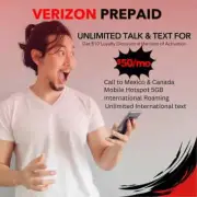 VERIZON SIM CARD $50 Plan INCLUDED ✅ UNLIMITED 5G/4G DATA + HOTSPOT