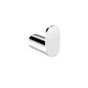 MEIR Curvae Single Robe Hook - Stainless Steel - Polished Chrome