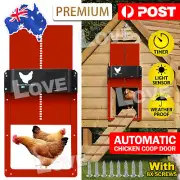 Automatic Chicken Coop Door Light-Sensitive Automatic Chicken House Door AUS