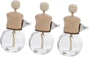Amosfun Sets Car Aroma Diffuser Essential Oil Perfume Bottle Air Freshener Oil Diffuser Car Fragrance Empty Aroma Bottle Pcs