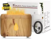 Flame Diffuser for Essential Oils, 200Ml Ultrasonic Aroma Diffusers with Cool Mi