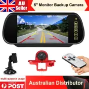 7" Mirror Monitor HD IR Brake Light Reversing Camera For Renault Trafic Vauxhall