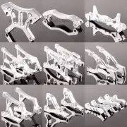 Aluminum Upgrade Part SILVER FOR RC 1/5 HPI Racing Baja 5B SS 5T 2.0 Rovan Buggy