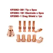 Electrode Tip For Electric ProCut25/55/80 Torch KP2062-3B1 KP2065-1 Nozzle