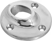 Gatuida Stainless Steel Round Bottom Pipe Holder for Yachts Motorhomes Campers Durable Socket Base for Railing Tube Support for Outdoor and Indoor Boat Accessories