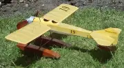 Deperdussin 1913 Racer 18" Wingspan RC Model Airplane Printed Plans Templates