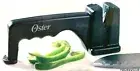 NEW Oster Flat Edge Blade Black Plastic Manual Knife Sharpener