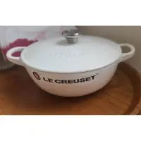 在飛比找蝦皮購物優惠-Le Creuset 棉花白18cm媽咪鍋