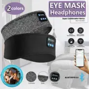 Wireless Bluetooth 5.0 Stereo Eye Mask Headphones Earphone Sleep Music Headband