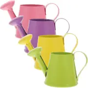 4 Pcs Mini Watering Can Kids Kettle Small Pot Plant Travel Toddler