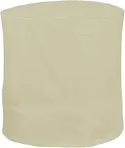 Ronyme Heavy Duty Wood Chipper Shredder Mulcher Cover for Outdoor Use, Beige
