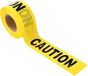TEHAUX Caution Tape Roll, 100M Caution Tape Reflective Safety Tape Universal Warning Tape Self- adhesive for Demarcating Obstacles Hazardous Areas Construction Sites and Road Works
