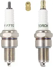 PK2 TORCH F7TC Spark Plug Replace for NGK 3785 BP7ES Spark Plug, Compatible with GX120 160 200 240 270 340 390 Generator Lawnmower Tractor Go Kart Mini Bike Polishing Machine 168F 168FA 168FB, OEM