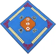 GARVALON Mahjong Table Mat Square Shape Soft Sturdy Table Cover Poker Mat Sound Insulation Mahjong Pad