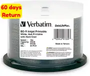 BD-R 25GB 6X Datalifeplus White Inkjet Printable, Hub Printable 25GB - White Ink