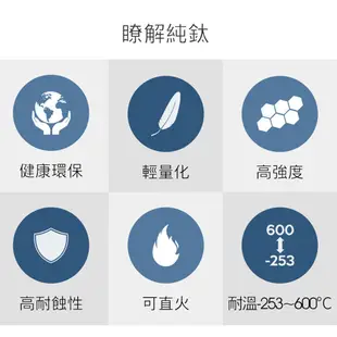 【Keith純鈦】Ti5622輕量方筷(附收納袋)《屋外生活》