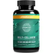Primal Harvest Multi Collagen Pills for Women and Men Type I II III V X 120 C...