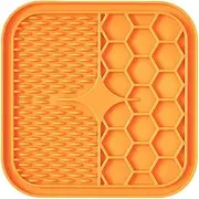 Beautiful Cat Cushion Silica Gel Waterproof Cat Litter Mat Durable Non Slip Dog Mattress Protect Floor and Carpet Easy Clean Pet Bed Mat for Kittens B,Blue (Color : Orange, Size : A)