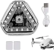 Solar Signs - Triangular Strobe Light for Cars and Bikes, Charging without Cable, High Visibility | Traffic Safety Accessory Night External Travel Circ