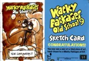 2020 WACKY PACKAGES OLD SCHOOL SERIES 9 SKETCH CARD CHARACTER by NIK CASTANEDA 3