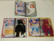 Ty McDonalds Legends Bear Beanie Babies (3) Chilly, Millenium, The End (NIB)