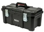 BizLine WORKSITE BOX 535x288x254mm Removable Tool Tray, Bi-Material Handle,Black