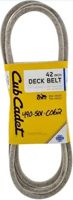 CUB CADET 490-501-C062 Drive Belt 42" Deck XT1 XT2 LX42 LT42 FAB C 954-05021