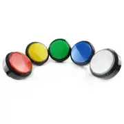 Colorful Arcade 60MM Round Push Button Illumilated 12V LED Light w Microswitch
