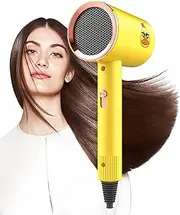 [Generic] Hair Dryer Blow, Hair Dryer Diffuser, Curly Hair Dryer, Ionic Blow Dryer with Diffuser Professional Portable Hair Dryers and Accessories for Women Curly Hair Pro Hair Dryer