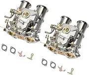 Compatible For Weber 45DCOE Carburetor 45 DCOE Compatible For Solex 4 Cyl 6 Cyl V8 Engine Carby Assy Twin Choke 45mm Carburador Carb Carby Assy X2PCS