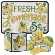 Herrschners® Fresh Lemonade Set Plastic Canvas
