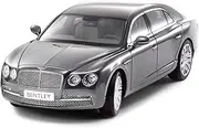 Scale Finished Model Car 1:18 Scale for Bentley Flying Spur W12 Luxury Car Miniature Car Model Diecast Metal Vehicle Car Sculpture Miniature Replica Car(Chrome)