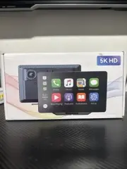 5K HD Smart Touchscreen Multimedia Dashboard Display 9”Portable CarPlay Monitor