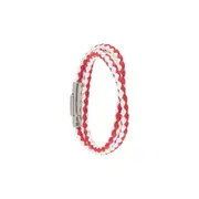 [Tod's] Tod's My Colors Braided Bracelet ONE SIZE RED