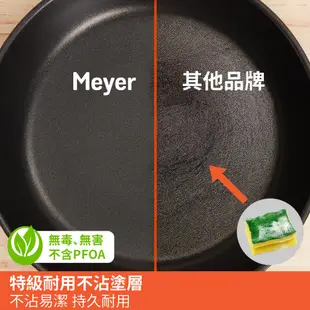 【MEYER 美亞】IH易潔內外不沾鍋 30CM炒鍋 - COOKNLOOK酷樂系列(含蓋)