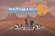 MOTOMANIA 4 FIGURE AND BIKE 4 PC. SET 1/64 DIECAST AMERICAN DIORAMA AD-76504MJ