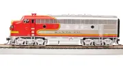 Broadway Limited 8198 HO Scale ATSF EMD F7A Warbonnet 1950's Details #334L
