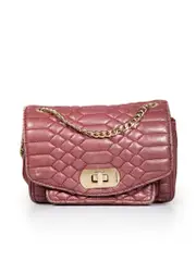 Burgundy XS Skinny Love Scales Crossbody