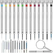 13 Pieces Jewelers Screwdriver Set Micro Precision Watchmaker Silver