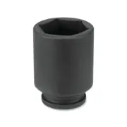 Grey Pneumatic Impact Socket, 3/4 Inches Drive Size, 2-1/2 Inches Socket Size